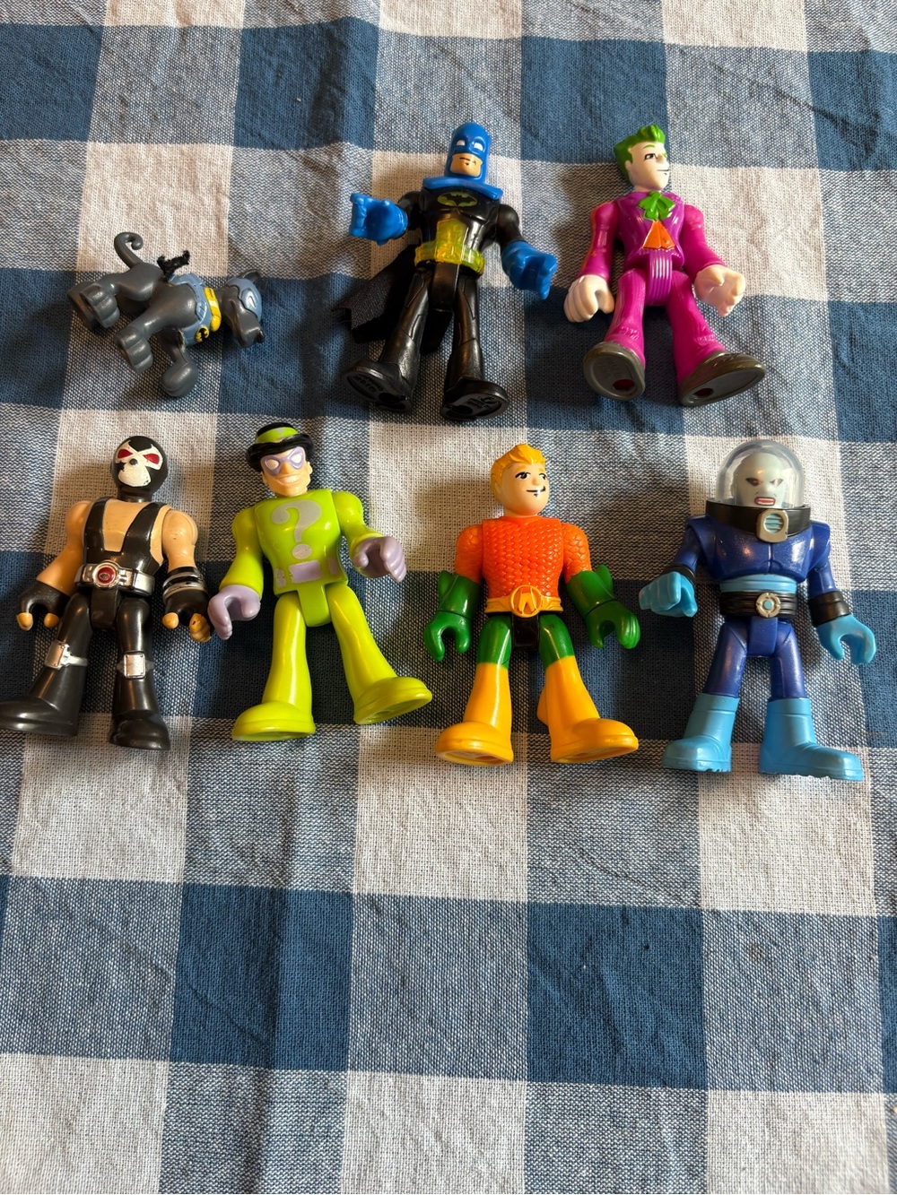 7pc imaginext action figures 3in